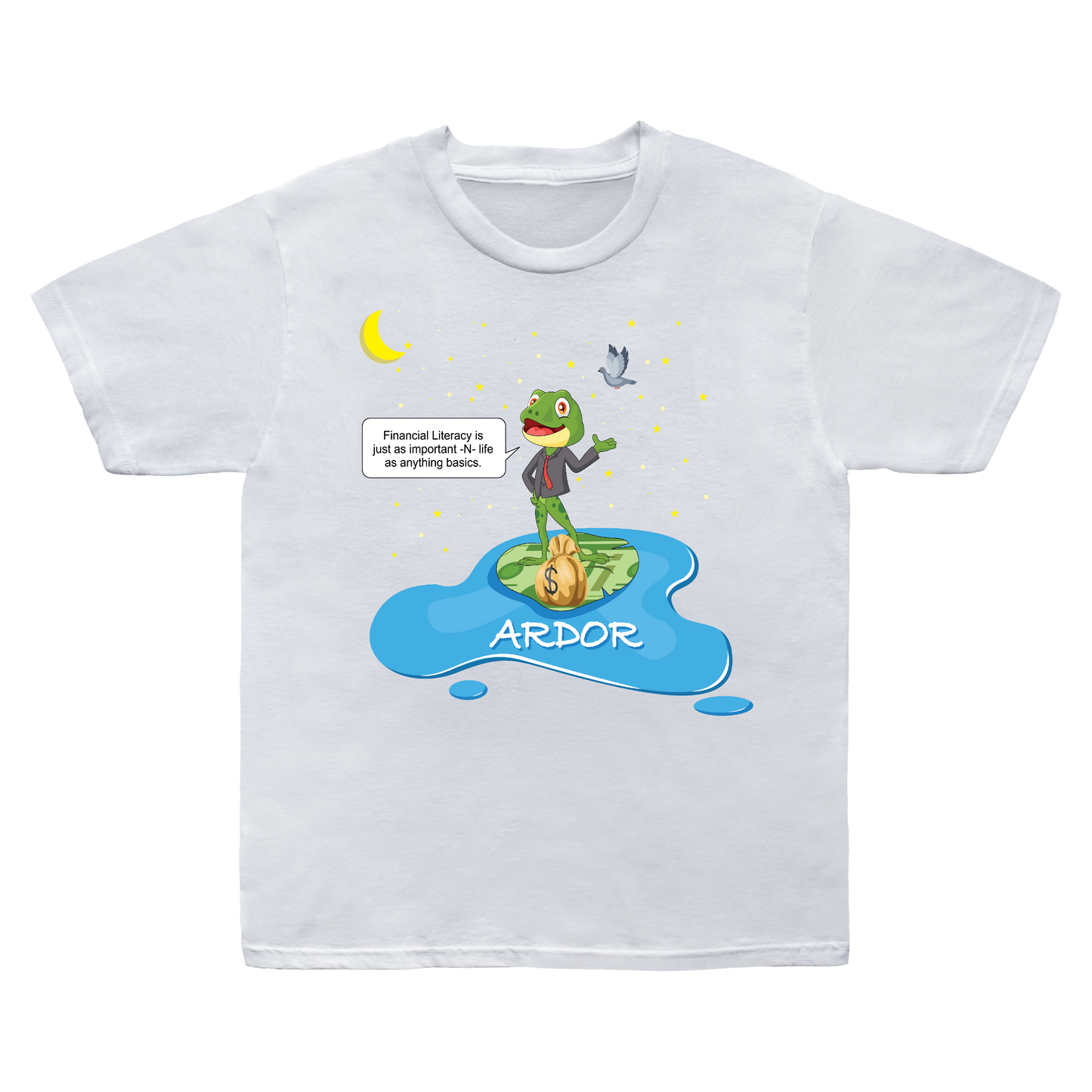 "Ardor Financial Literacy" Frog Graphic T-Shirt | Wealth Building Tee