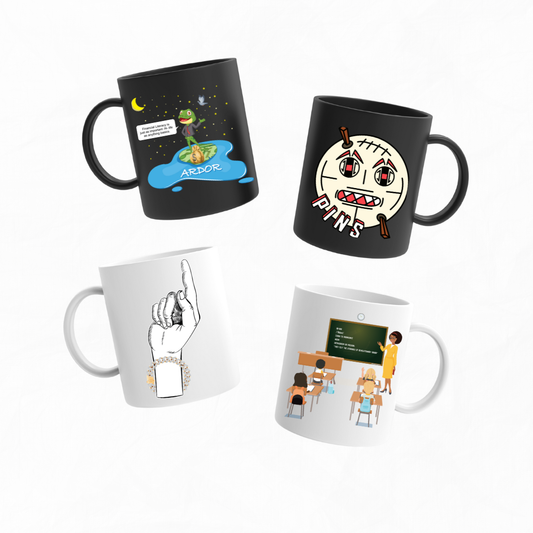 Black and White Coffee Mugs