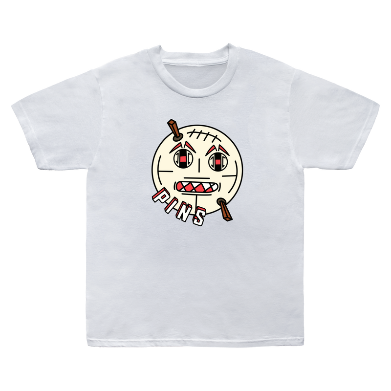 "Pins" Target Face Graphic T-Shirt | Edgy Cartoon Tee