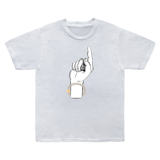 "DRIP ON WRIST"  T-Shirt | White Minimalist Tee